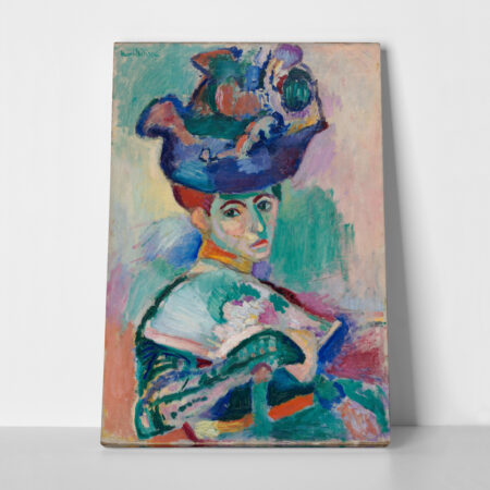 Πινακας σε καμβά MATISSE - WOMAN WITH A HAT - Henri Matisse Sticky 2