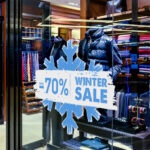 Αυτοκoλλητο Εκπτωσεων SNOWFLAKE SALE