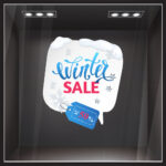 Αυτοκoλλητο Εκπτωσεων WINTER SALE BUBBLE TAG