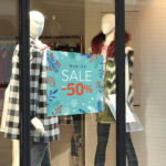Αυτοκoλλητο Εκπτωσεων WINTER SALE CYAN