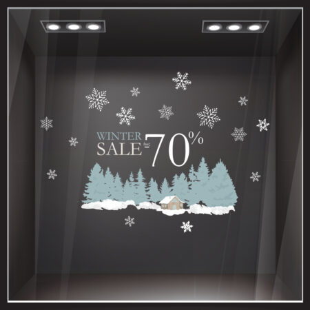 Αυτοκoλλητο Εκπτωσεων FOREST SALE