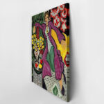 Πινακας σε καμβά MATISSE - WOMAN IN PURPLE COAT