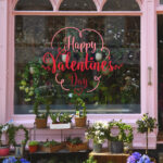 Αυτοκoλλητο Βιτρίνας HAPPY VALENTINES DAY 2