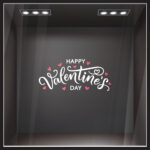 Αυτοκoλλητο Βιτρίνας HAPPY VALENTINES DAY