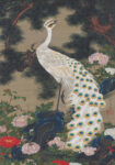 Πινακας σε καμβά JAKUCHU ITO - A PEACOCK PINE AND PEONY