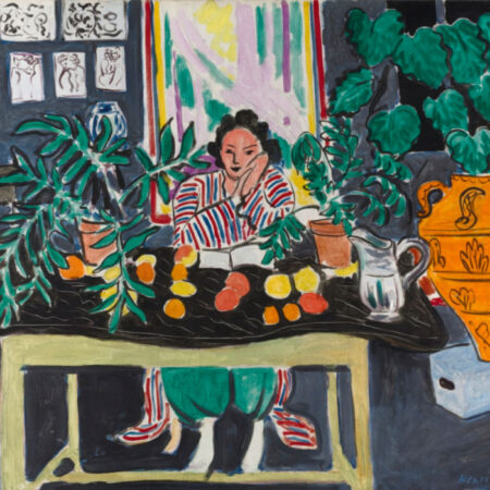 Πινακας σε καμβά MATISSE - INTERIOR WITH AN ETRUSCAN VASE - Henri Matisse Sticky 5