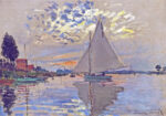 Πινακας σε καμβά MONET - SAILBOAT