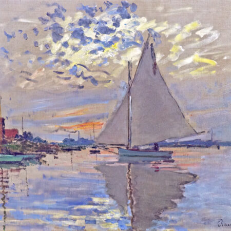 Πινακας σε καμβά MONET - SAILBOAT - Monet Claude Sticky 5