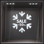 Αυτοκoλλητο Εκπτωσεων SNOW SALE