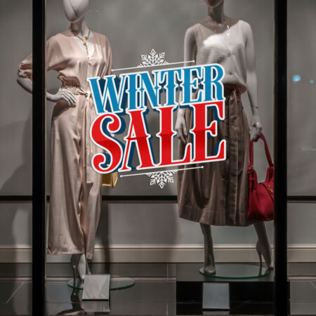 Αυτοκoλλητο Εκπτωσεων WINTER SALE GR - Αυτοκόλλητα εκπτώσεων Sticky 3