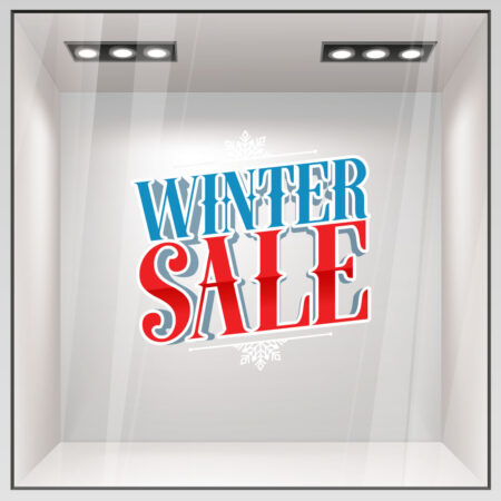 Αυτοκoλλητο Εκπτωσεων WINTER SALE GR - Αυτοκόλλητα εκπτώσεων Sticky 2