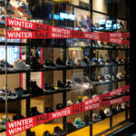 Αυτοκολλητο Εκπτωσεων WINTER SALE RIBBON