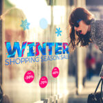 Αυτοκoλλητο Εκπτωσεων WINTER SEASON SALE