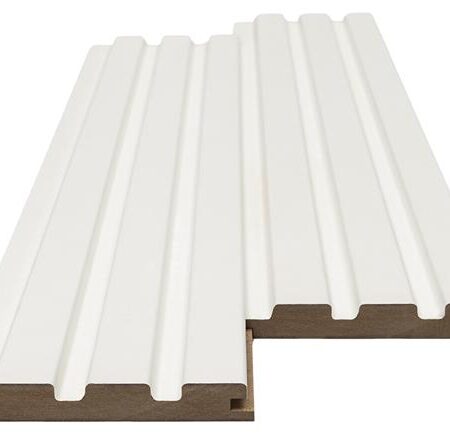 Διακοσμητικό MDF panel τοίχου με 3D πηχακια WHITE 502040 BEAT ST πλατος 11.9cm x υψος 2.75m - Πανελ τοίχου με 3D πηχάκια Sticky 1