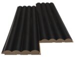 Διακοσμητικό MDF panel τοίχου με 3D πηχακια BLACK EDITION 805090 WAVE ST πλατος 11.9cm x υψος 2.75m