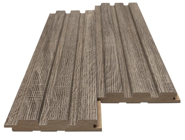 Διακοσμητικό MDF panel τοίχου με 3D πηχακια VINTAGE OAK 503040 BEAT ST πλατος 11.9cm x υψος 2.75m