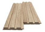 Διακοσμητικό MDF panel τοίχου με 3D πηχακια SONOMA OAK 501050 BEAT ST πλατος 11.9cm x υψος 2.75m