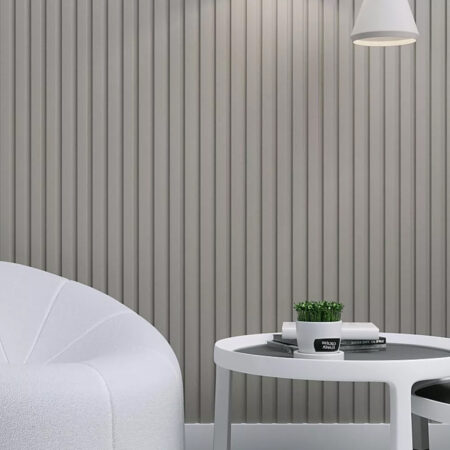 Διακοσμητικό MDF panel τοίχου με 3D πηχακια SAND GREY 506090 BEAT DL πλατος 11.9cm x υψος 2.75m - Πανελ τοίχου με 3D πηχάκια