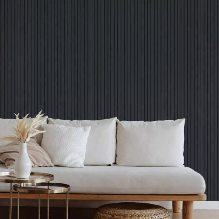 Διακοσμητικό MDF panel τοίχου με 3D πηχακια BLACK LEAD 507090 BEAT DL πλατος 11.9cm x υψος 2.75m - Πανελ τοίχου με 3D πηχάκια
