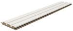 Διακοσμητικό MDF panel τοίχου με 3D πηχακια WHITE 502040 BEAT ST πλατος 11.9cm x υψος 2.75m