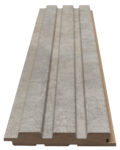 Διακοσμητικό MDF panel τοίχου με 3D πηχακια CHICAGO CONCRETE 504070 BEAT ST πλατος 11.9cm x υψος 2.75m