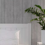 Διακοσμητικό MDF panel τοίχου με 3D πηχακια CHICAGO CONCRETE 504070 BEAT ST πλατος 11.9cm x υψος 2.75m