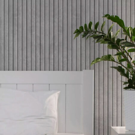 Διακοσμητικό MDF panel τοίχου με 3D πηχακια CHICAGO CONCRETE 504070 BEAT ST πλατος 11.9cm x υψος 2.75m - Πανελ τοίχου με 3D πηχάκια