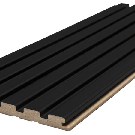 Διακοσμητικό MDF panel τοίχου με 3D πηχακια BLACK 505090 BEAT ST πλατος 11.9cm x υψος 2.75m - Πανελ τοίχου με 3D πηχάκια Sticky 4