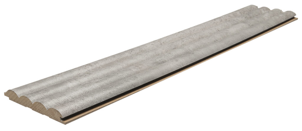 Διακοσμητικό MDF panel τοίχου με 3D πηχακια CHICAGO CONCRETE 804070 WAVE ST πλατος 11.9cm x υψος 2.75m