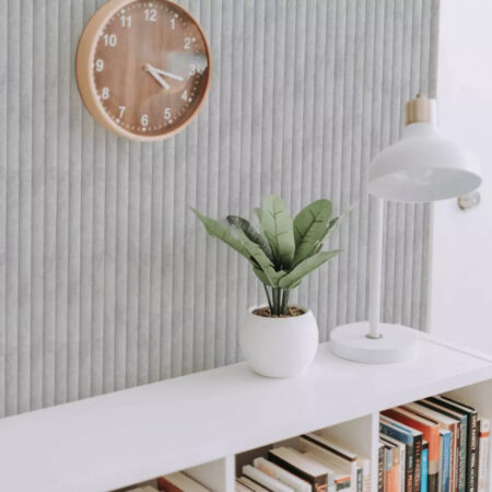 Διακοσμητικό MDF panel τοίχου με 3D πηχακια CHICAGO CONCRETE 804070 WAVE ST πλατος 11.9cm x υψος 2.75m - Πανελ τοίχου με 3D πηχάκια