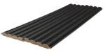 Διακοσμητικό MDF panel τοίχου με 3D πηχακια BLACK EDITION 805090 WAVE ST πλατος 11.9cm x υψος 2.75m