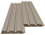 Διακοσμητικό MDF panel τοίχου με 3D πηχακια SAND GREY 506090 BEAT DL πλατος 11.9cm x υψος 2.75m