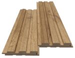 Διακοσμητικό MDF panel τοίχου με 3D πηχακια PECAN 508090 BEAT ST πλατος 11.9cm x υψος 2.75m