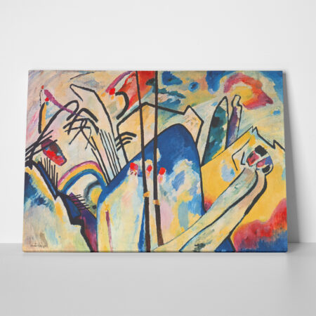 OUTLET Πίνακας σε καμβά KANDINSKY - COMPOSITION No4 100cm x 65cm - OUTLET Sticky 1