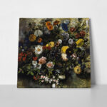 Πίνακας σε καμβά DELACROIX - BOUQUET OF FLOWERS