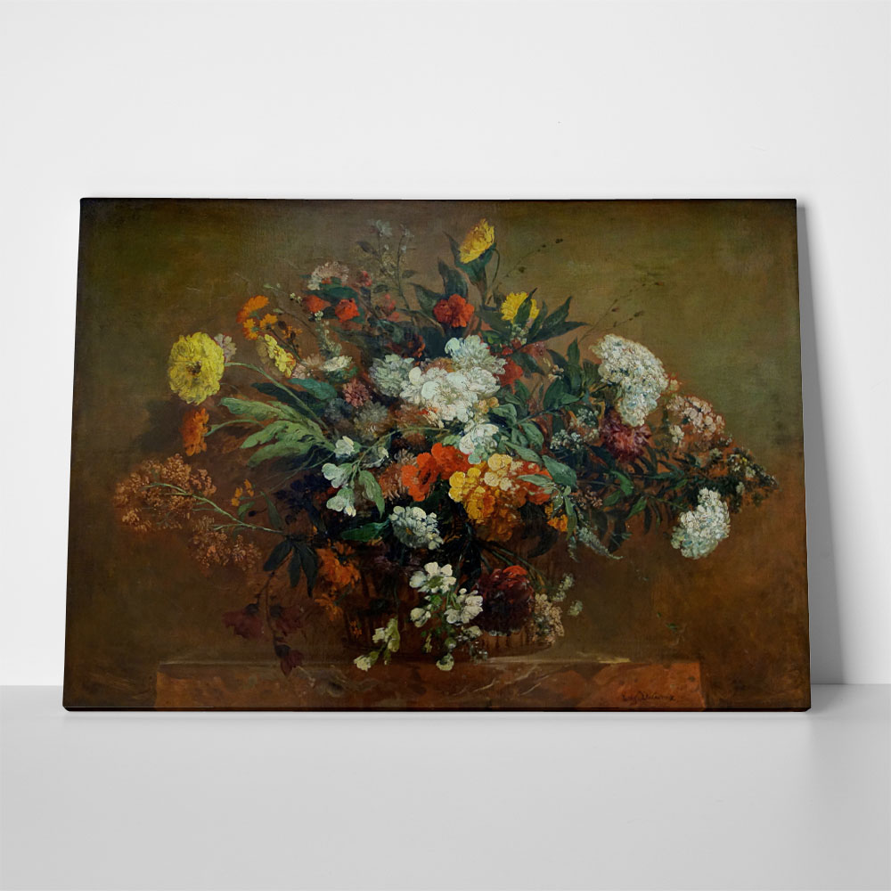 Πινακας σε καμβά DELACROIX - BOUQUET
