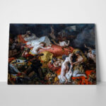 Πινακας σε καμβά DELACROIX - DEATH OF SARDANAPALUS