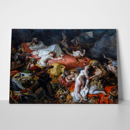 Πινακας σε καμβά DELACROIX - DEATH OF SARDANAPALUS - Eugene Delacroix Sticky 1