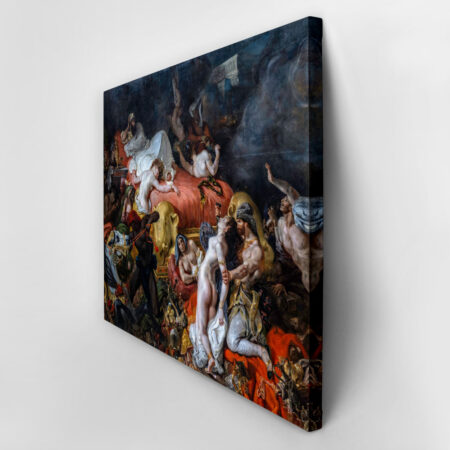 Πινακας σε καμβά DELACROIX - DEATH OF SARDANAPALUS - Eugene Delacroix Sticky 3