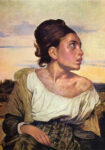 Πινακας σε καμβά DELACROIX - ORPHAN GIRL AT THE CEMETERY