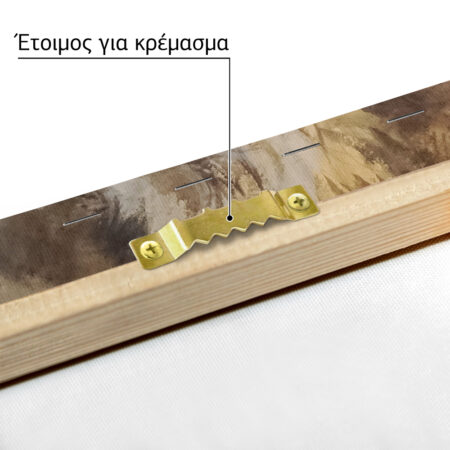 Πίνακας Τετράγωνος DELACROIX - TETE DE LION RUGISSANT - Eugene Delacroix Sticky 5