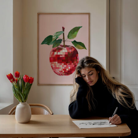 Πόστερ DISCOBALL APPLE - Abstract - Αφηρημένα