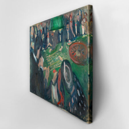 Πινακας σε καμβά EDVARD MUNCH - AT THE ROULETTE TABLE IN MONTE CARLO - Edvard Munch Sticky 3