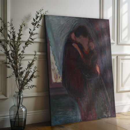 Πινακας σε καμβά EDVARD MUNCH - THE KISS - Edvard Munch