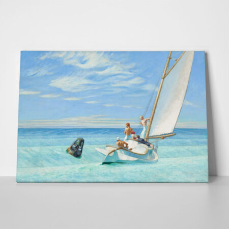 Πινακας σε καμβά EDWARD HOPPER - GROUND SWELL - Edward Hopper Sticky 1