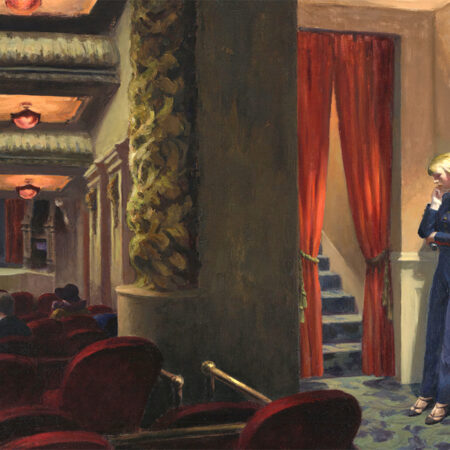 Πινακας σε καμβά EDWARD HOPPER - NEW YORK MOVIE - Edward Hopper Sticky 6