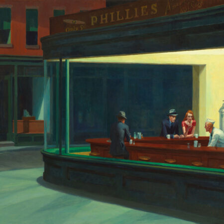 Πινακας σε καμβά EDWARD HOPPER - NIGHTHAWKS - Edward Hopper Sticky 5