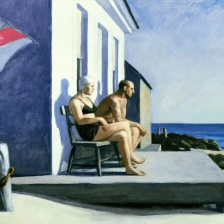Πινακας σε καμβά EDWARD HOPPER - SEA WATCHERS - Edward Hopper Sticky 6