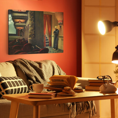 Πινακας σε καμβά EDWARD HOPPER - NEW YORK MOVIE - Edward Hopper