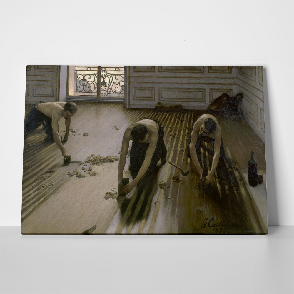 Πινακας σε καμβά GUSTAVE CAILLEBOTTE - THE FLOOR SCRAPERS